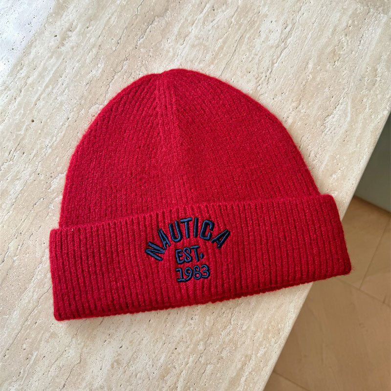 Embroidered Beanie with Icon Detail - Modomu