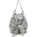 Puffy Bow Drawstring Backpack