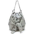 Puffy Bow Drawstring Backpack