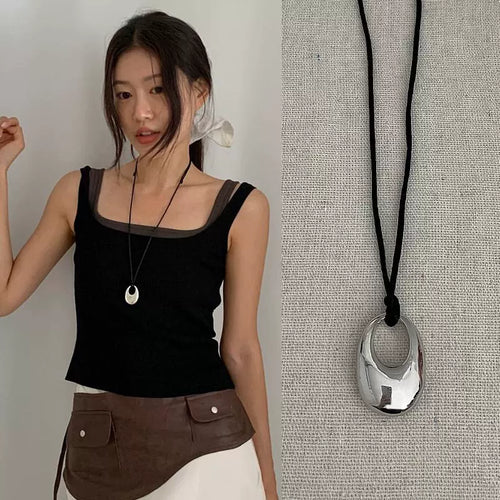 Water Drop Rope Chain Necklace - Modomu