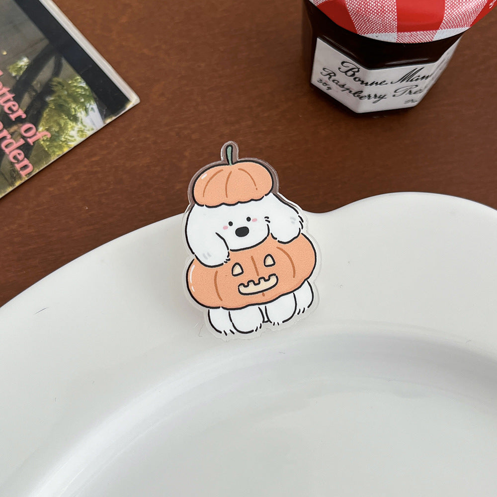 Cute Cartoon Greyhound Brooch - Modomu