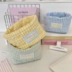 Quilted Fabric Desktop Storage Basket