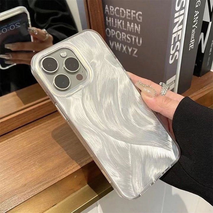 Feather Yarn Acrylic Phone Case