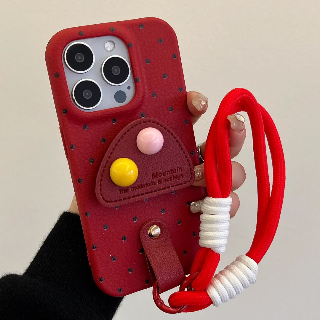 Leather Phone Case With Bracket
