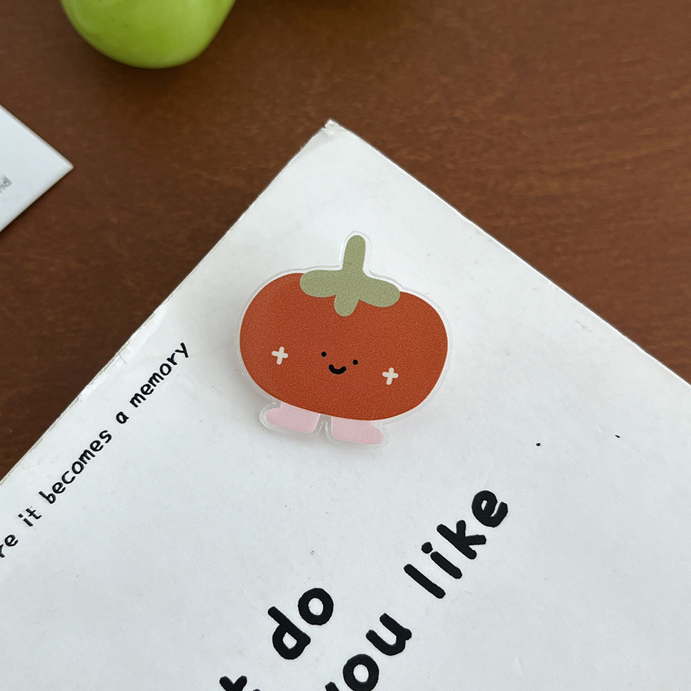 Cute Vegetable Acrylic Brooch - Modomu