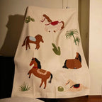 Vintage Pony Flannel Blanket