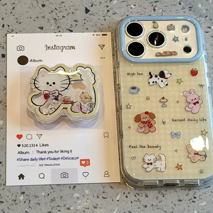 Gingham Pets iPhone Case