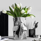 Modern Electroplated Ceramic Vase - Modomu