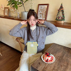 Plush Polka Dot Shoulder Bag - Modomu