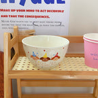 Polka Dot Puppy Divided Plate - Modomu
