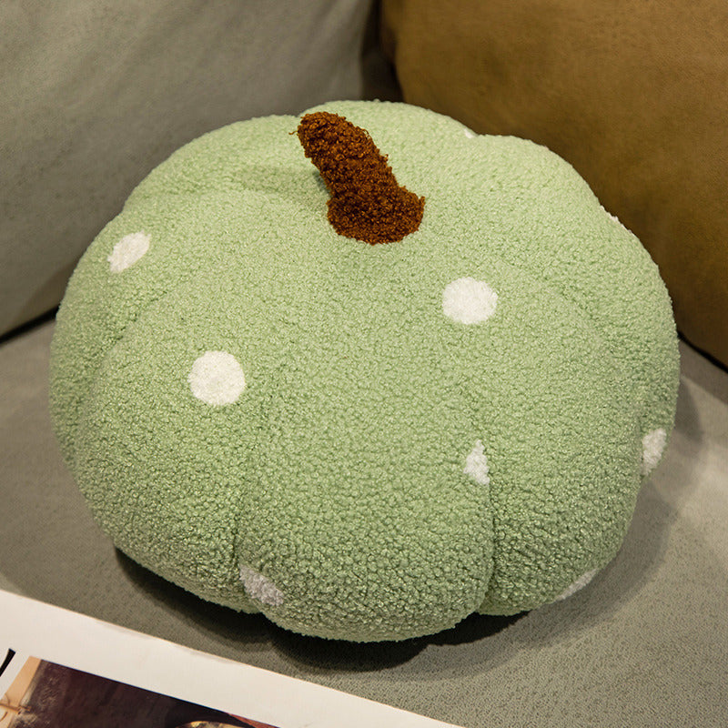 Polka Dot Pumpkin Throw Pillow - Modomu