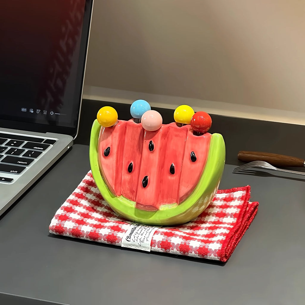Watermelon Fruit Fork Storage Jar - Modomu