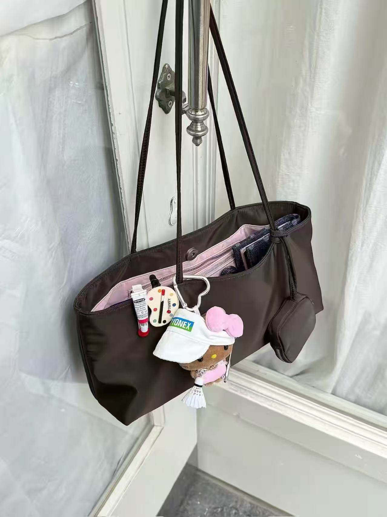 Nylon Tote and Pouch Set