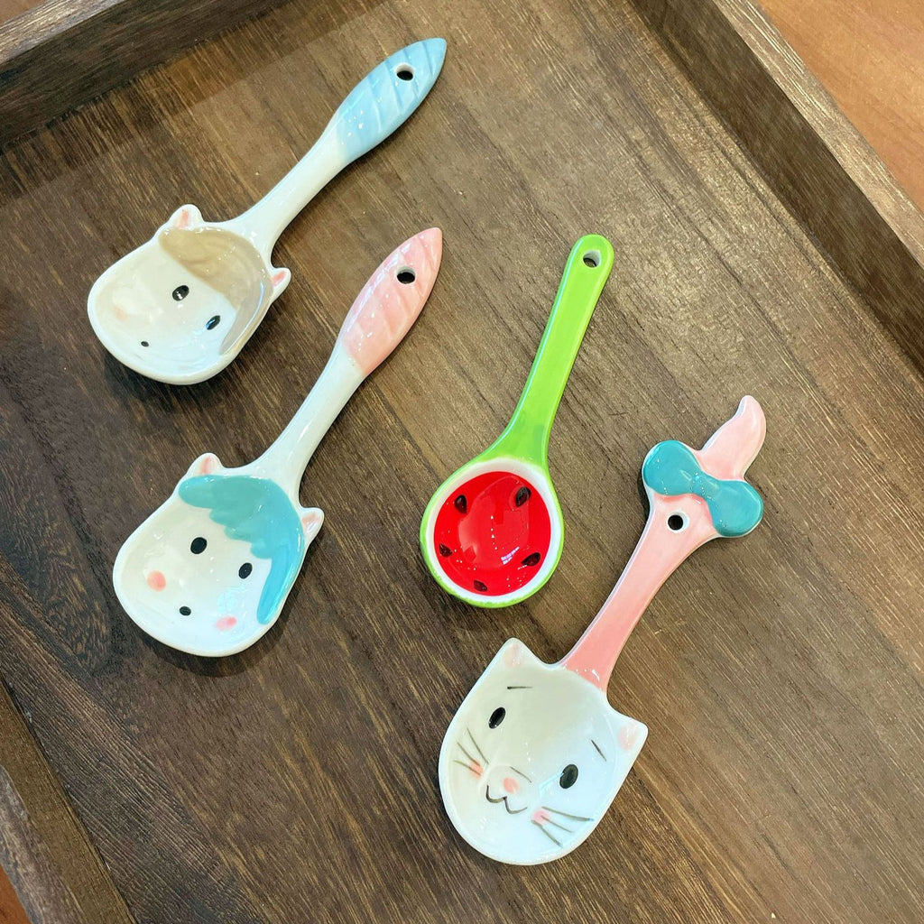 Cute Ceramic Dessert Spoon