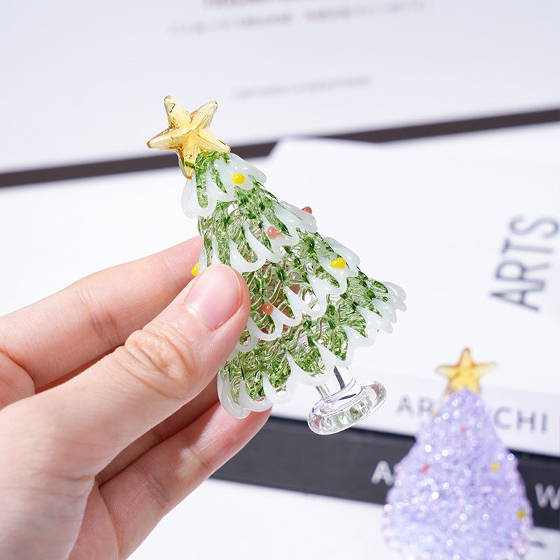 Glazed Glass Christmas Tree Decor - Modomu