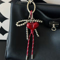 Leopard Bow Bag Charm Keychain - Modomu