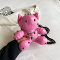 Studded Cat Novelty Bag