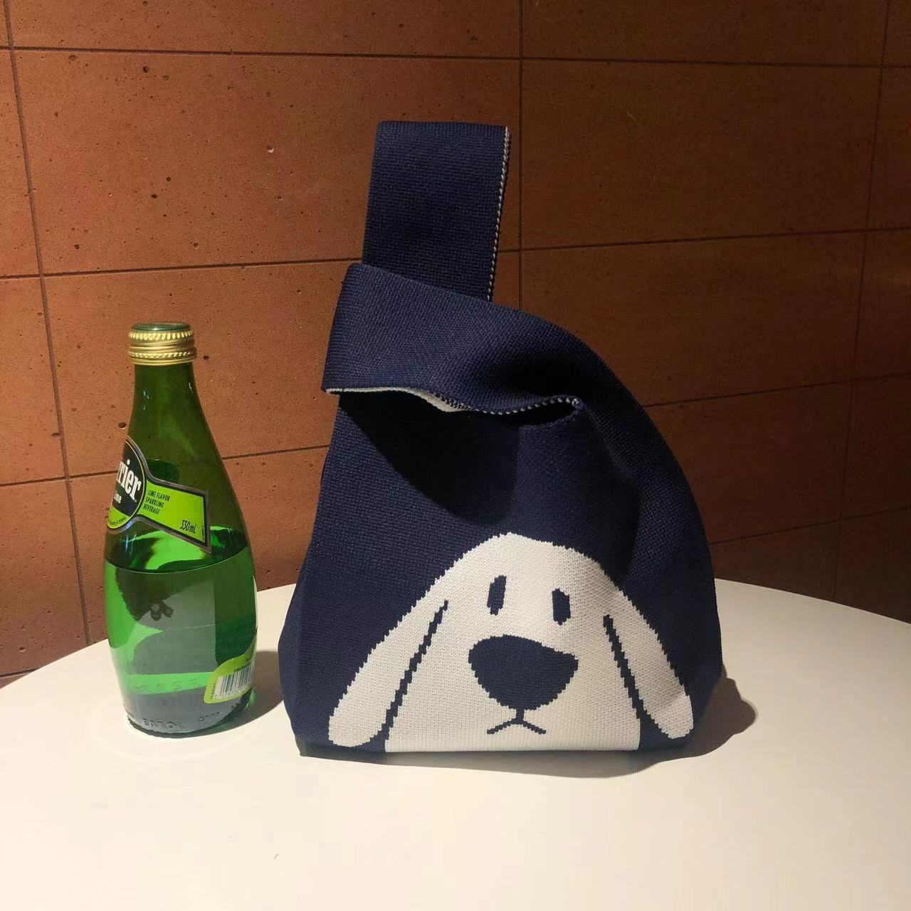 Knitted Animal Tote Bucket Bag - Modomu