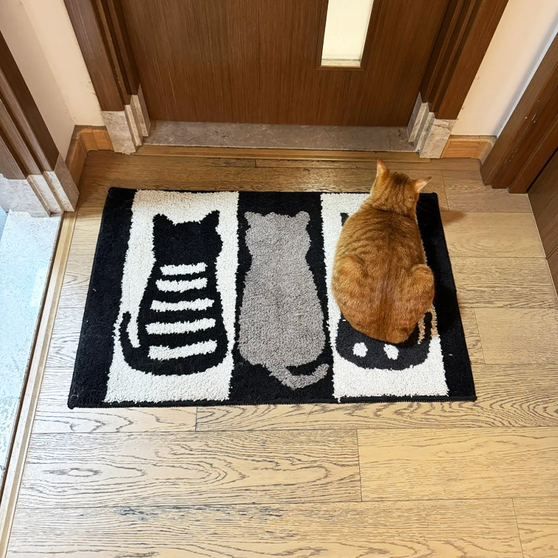 Cute Cat Doormat for Entryways - Modomu