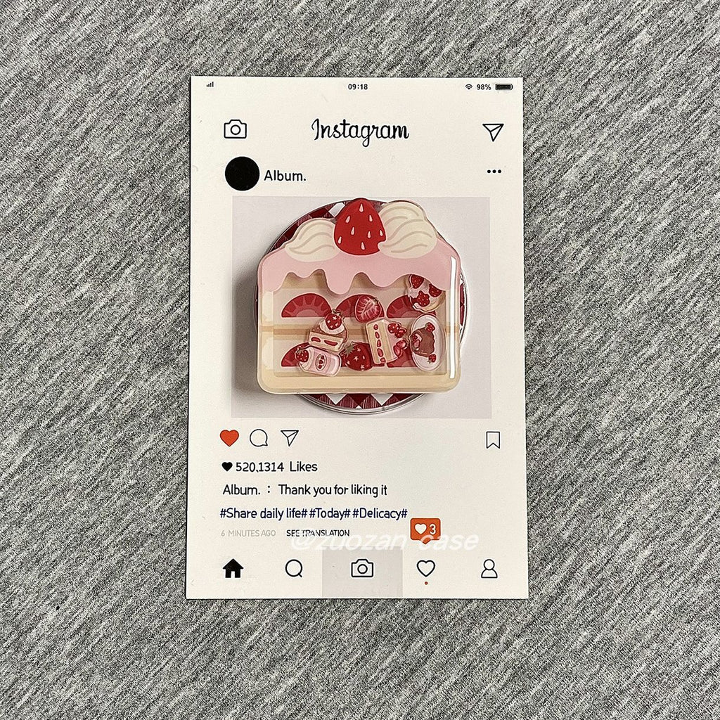 Strawberry Cake Grip Phone Case