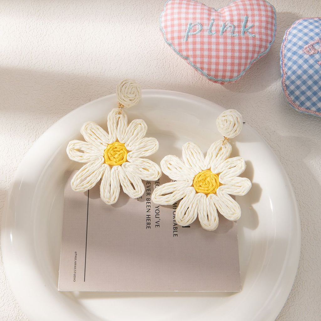 Bohemian Flower Drop Earrings - Modomu