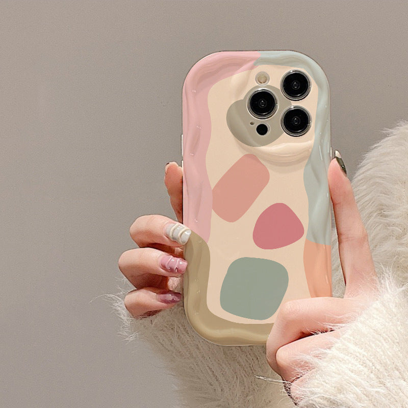 Pastel Blob Wavy Phone Case