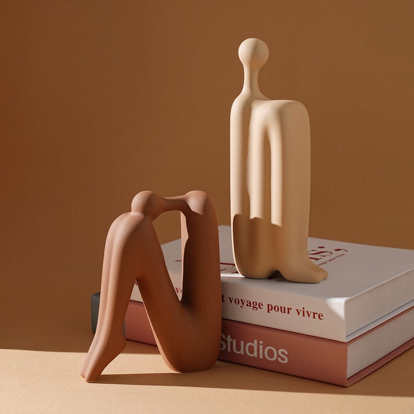 Abstract Character Bookend Sculpture - Modomu