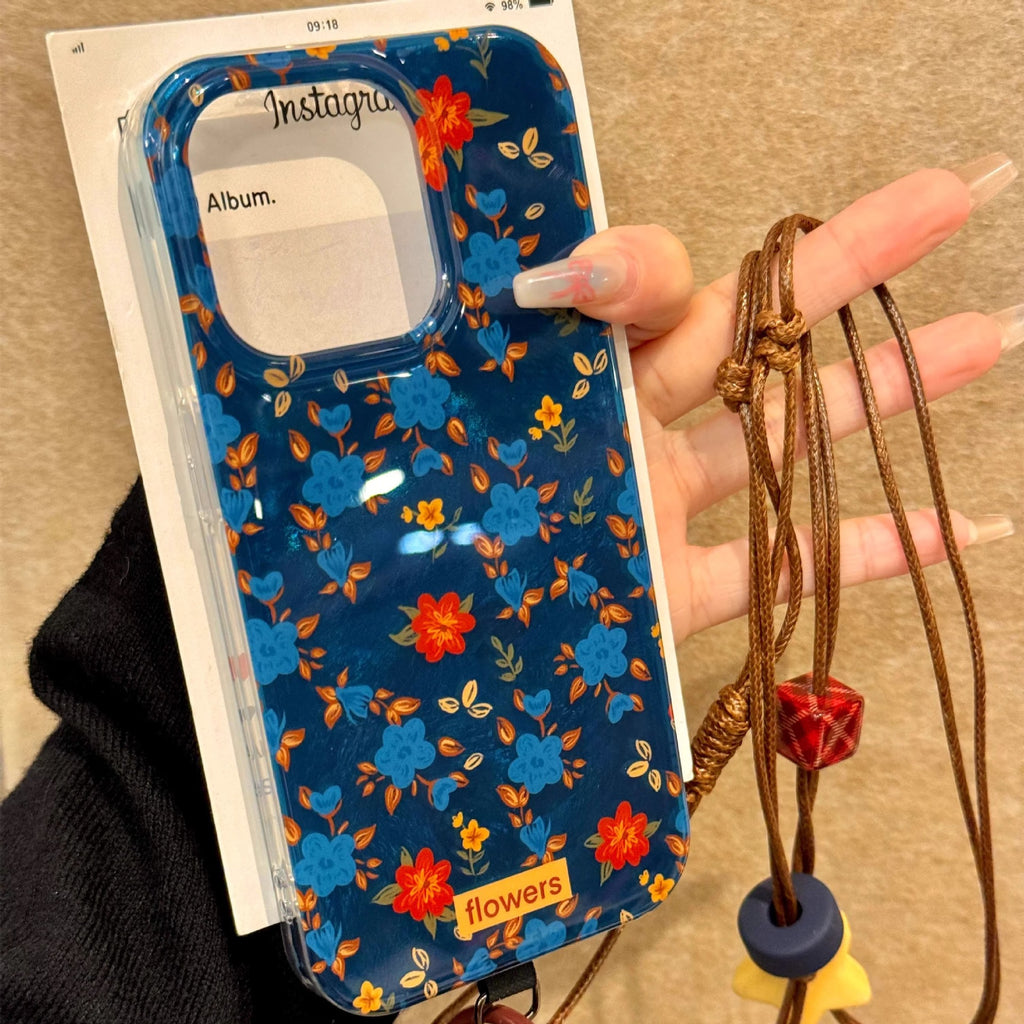Klein Blue Ditsy Floral Case