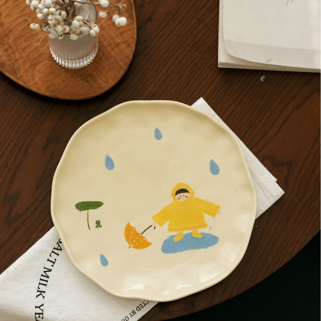 Cartoon Ceramic Bowl With Lid - Modomu