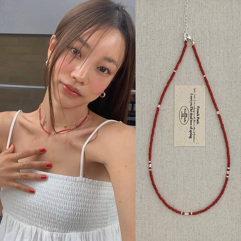 Beaded Retro Choker Necklace - Modomu