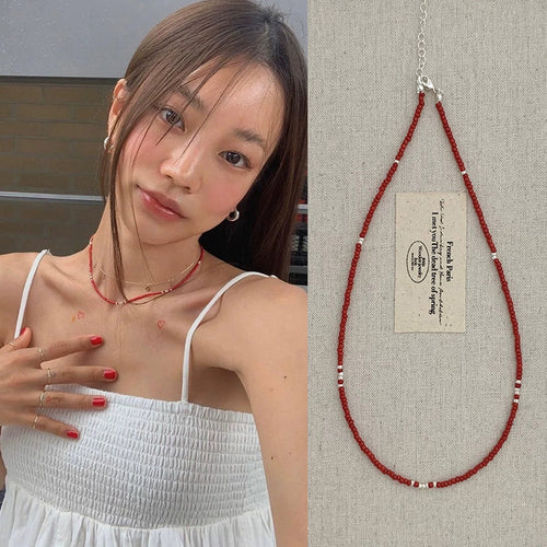 Beaded Retro Choker Necklace - Modomu