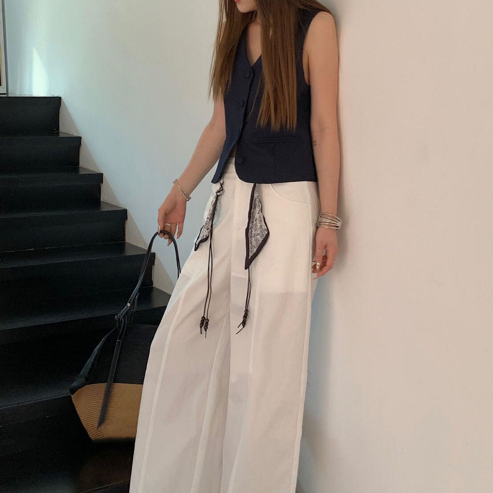 Patterned Woven Waist Chain Belt - Modomu