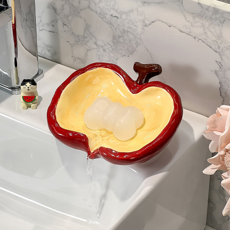 Automatic Draining Ceramic Soap Dish - Modomu