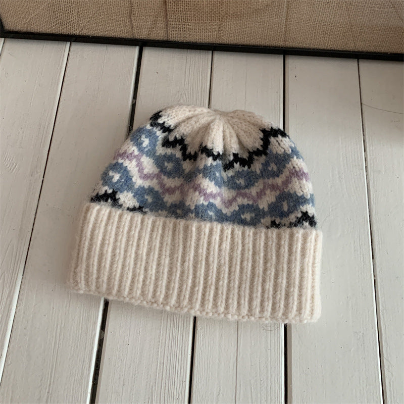 Fair Isle Knit Winter Beanie - Modomu