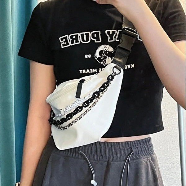 Chain Detail Belt Bag