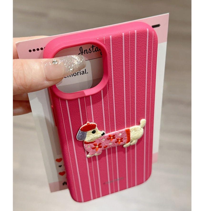 Dachshund Patch iPhone Case