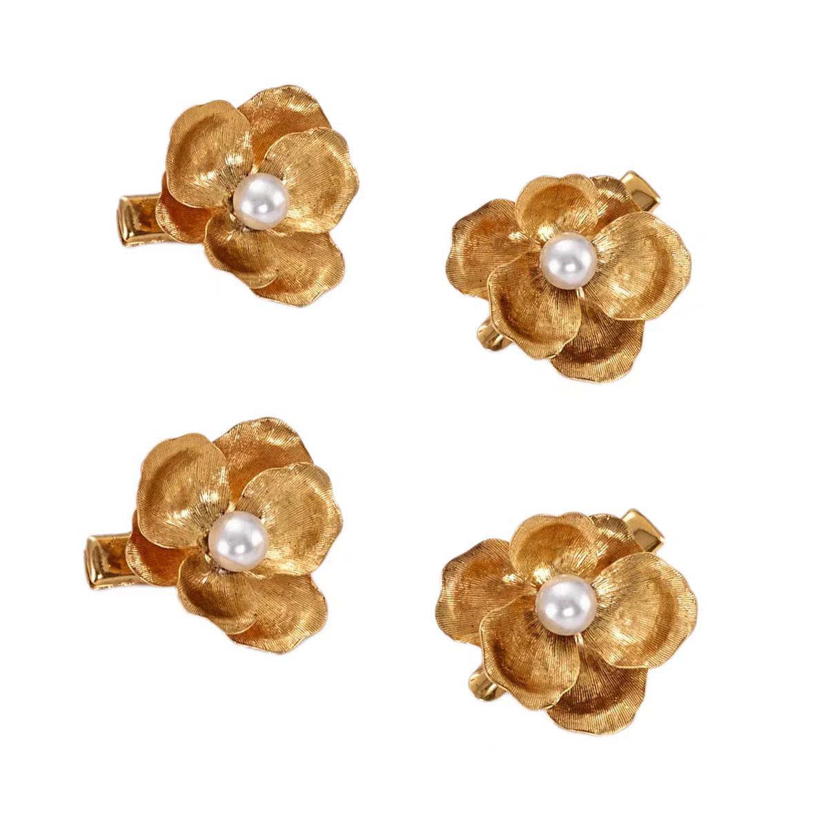 Pearl Flower Hair Clip