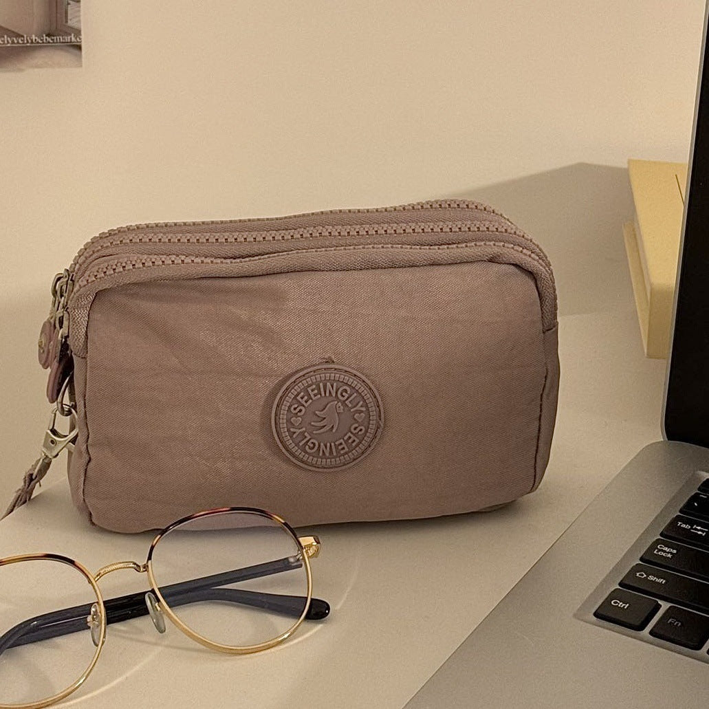 Triple Zipper Wallet Clutch - Modomu