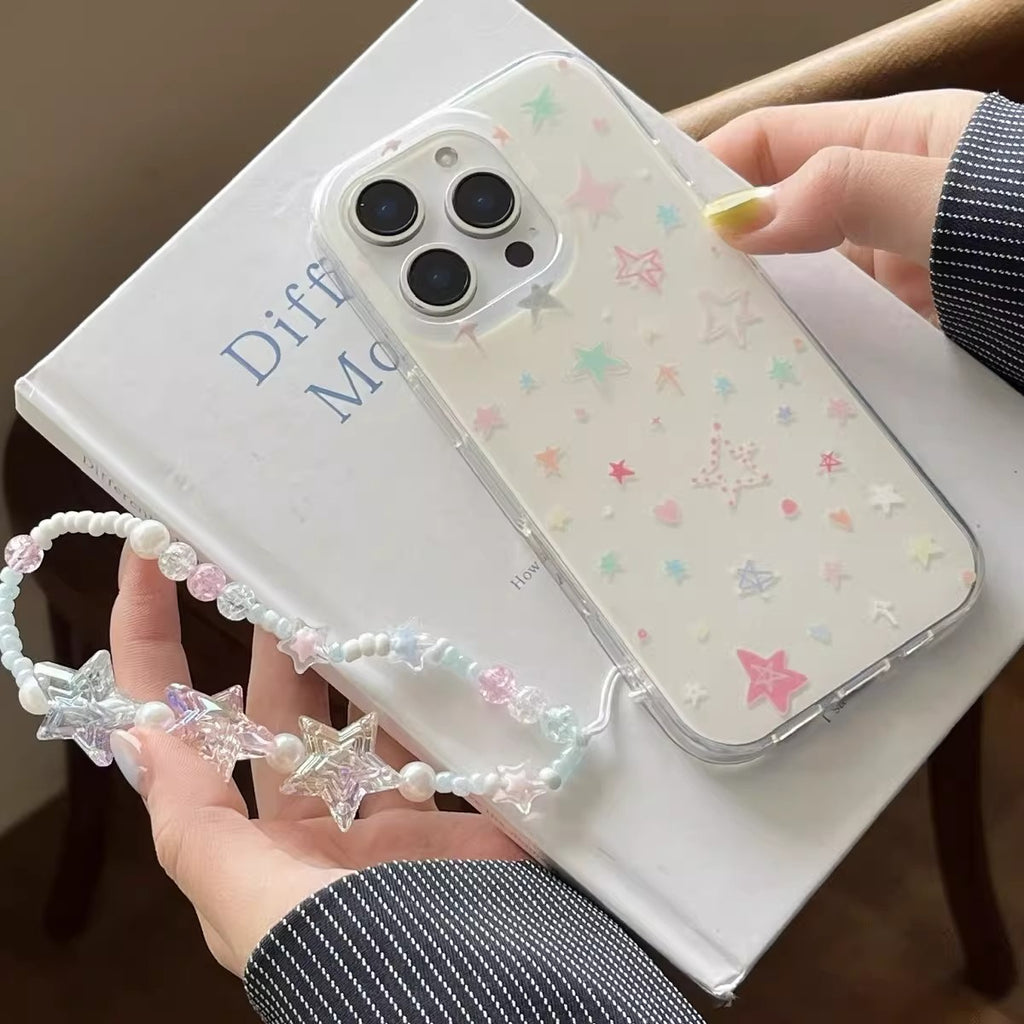 Pastel Starfall iPhone Case