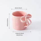 Bow Handle Ceramic Coffee Mug - Modomu