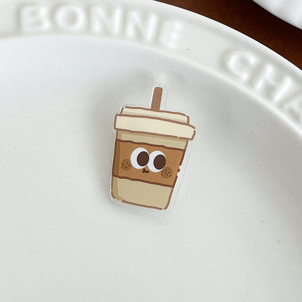 Cute Cartoon Bread Brooch Pin - Modomu