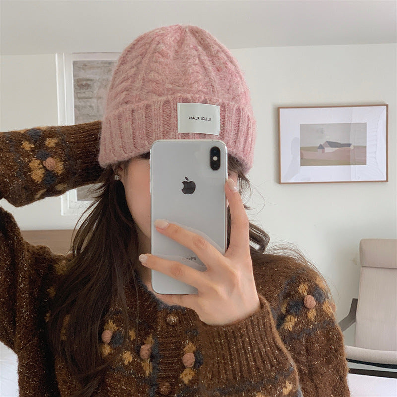 Cable Knit Slouchy Beanie