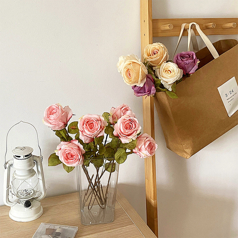 Vintage Burnt Edge Rose Stem - Modomu