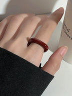 Geometric Metal Square Statement Ring - Modomu