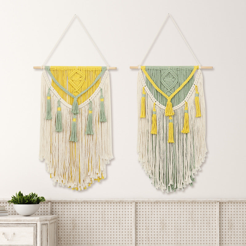 Handwoven Boho Fringe Tapestry - Modomu