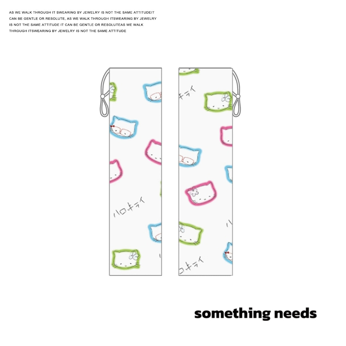 Harajuku Striped Cooling Arm Sleeves - Modomu