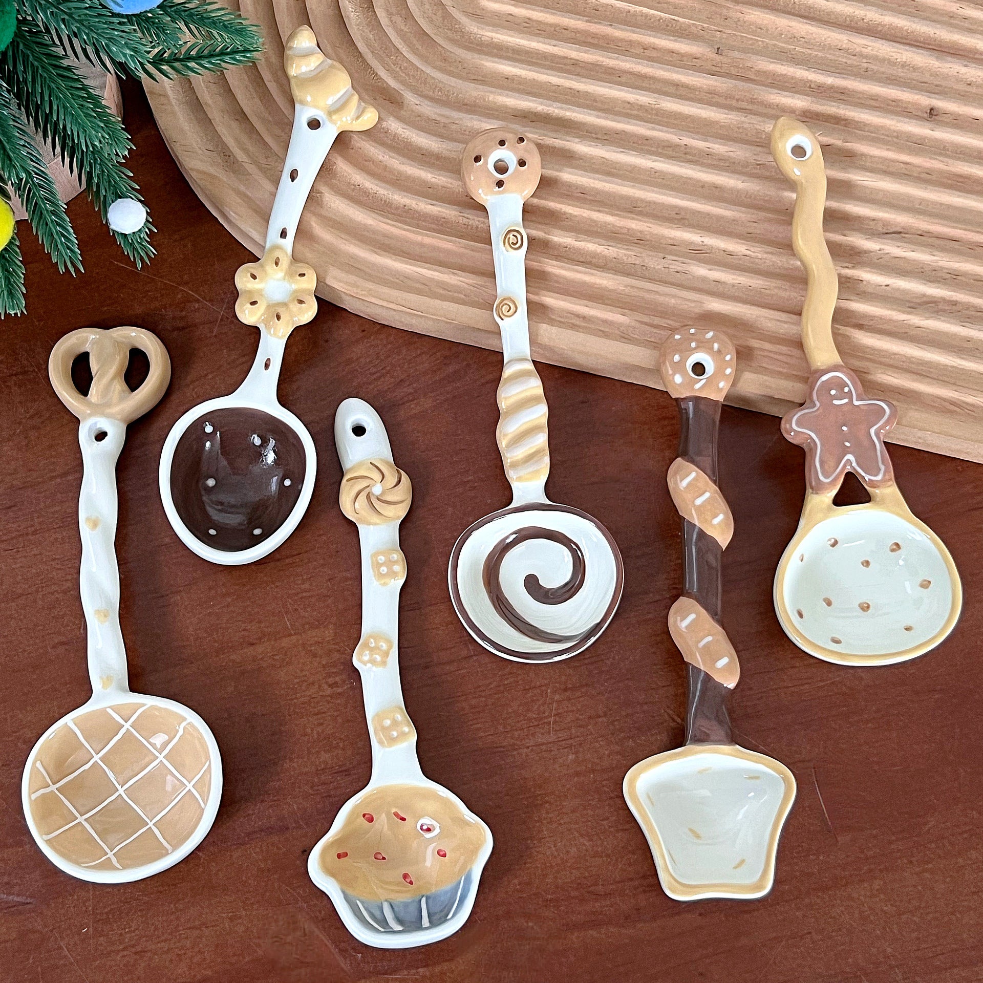Cute Dessert Shape Ceramic Spoon - Modomu