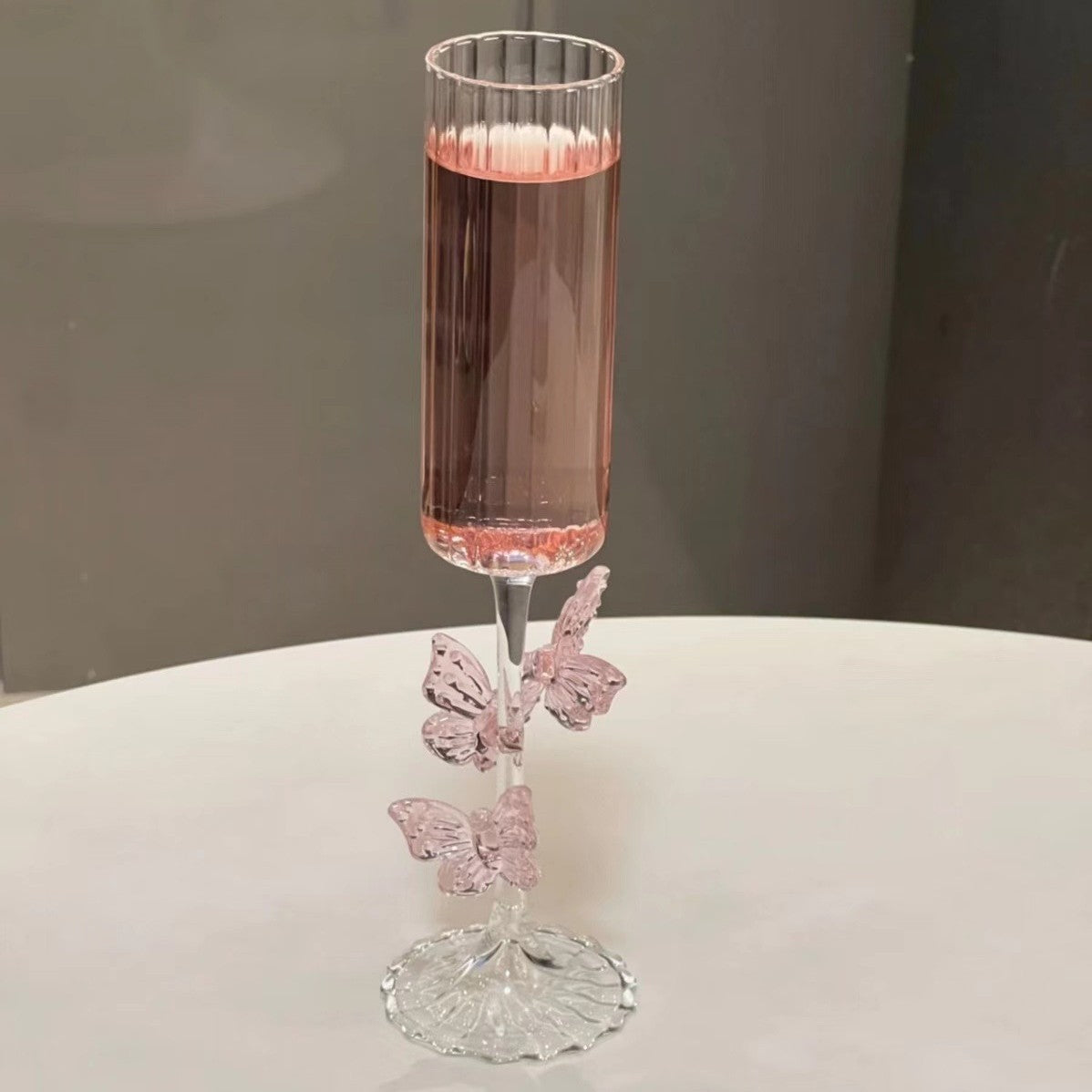 Butterfly Bow Tie Champagne Goblet - Modomu