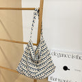Printed Canvas Slouch Tote