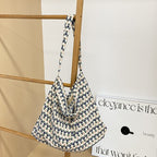 Printed Canvas Slouch Tote